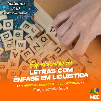 Letras com Enfase em Linguística Letras com Enfase em Linguística